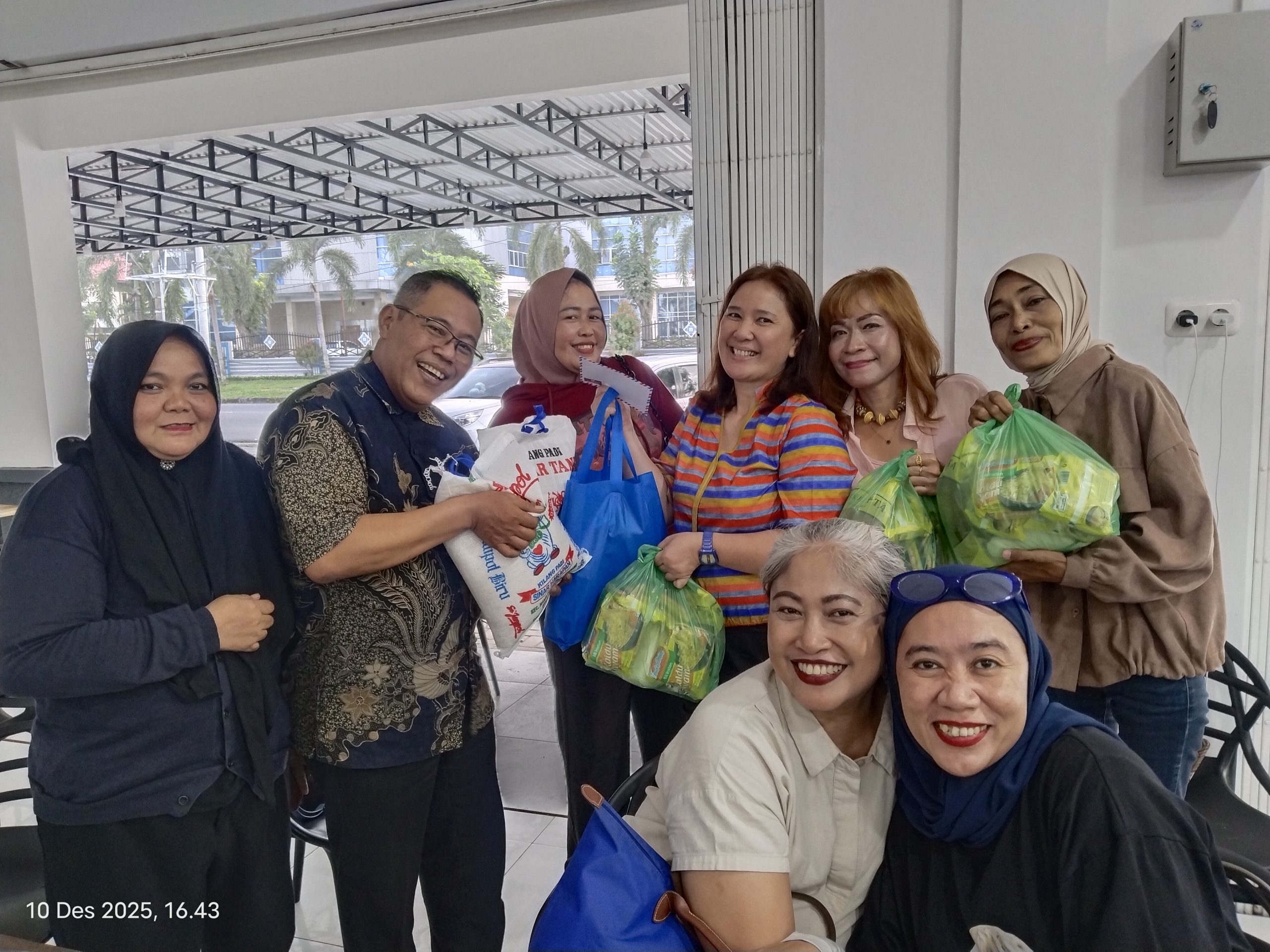 STM Poltekpar Medan Peduli Alumni Terdampak Bencana 8 Poltekpar