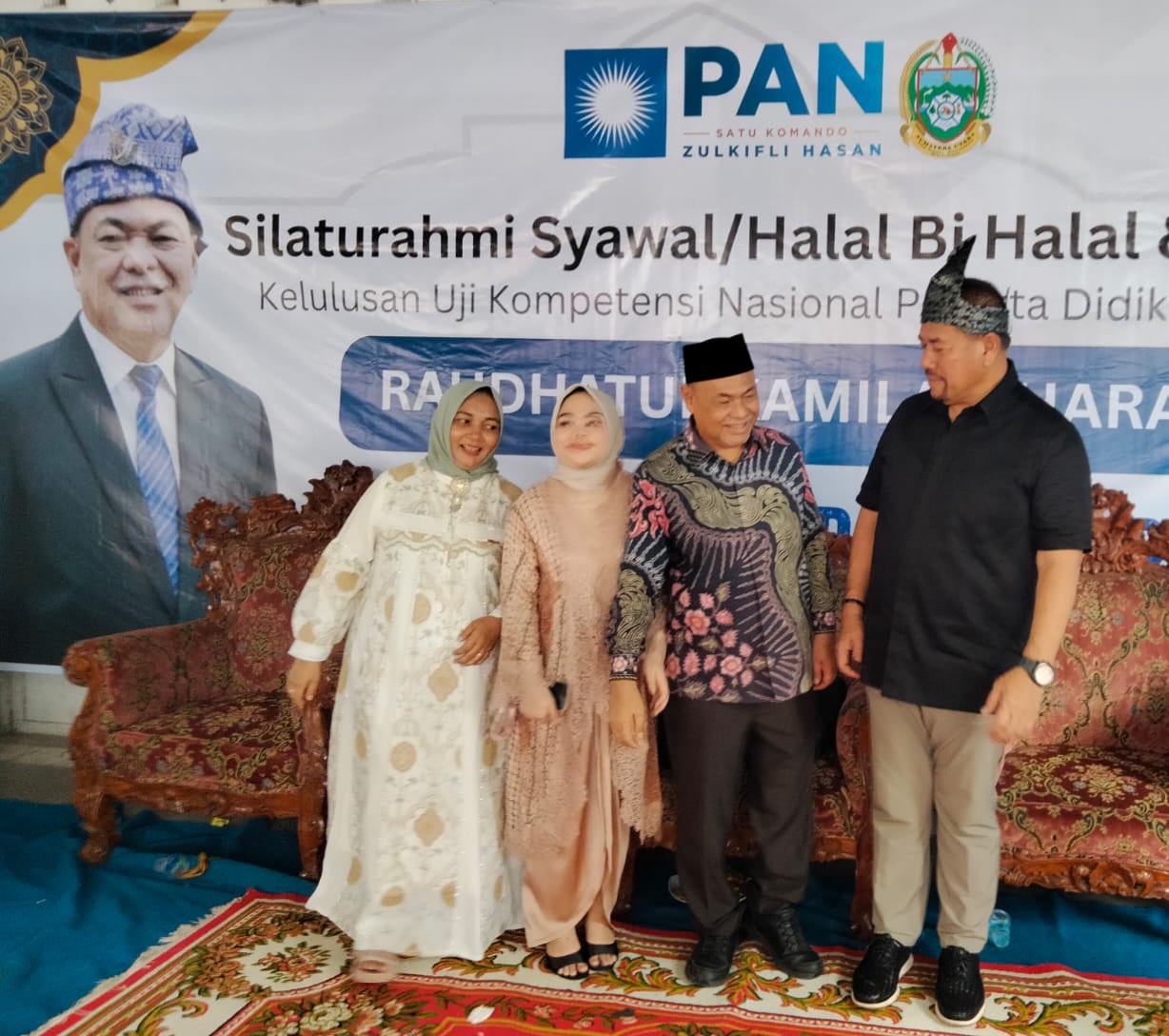 Yahdi Khoir Harahap Gelar Halal Bihalal, Wagubsu dan Bupati Hadir 1 Yahdi