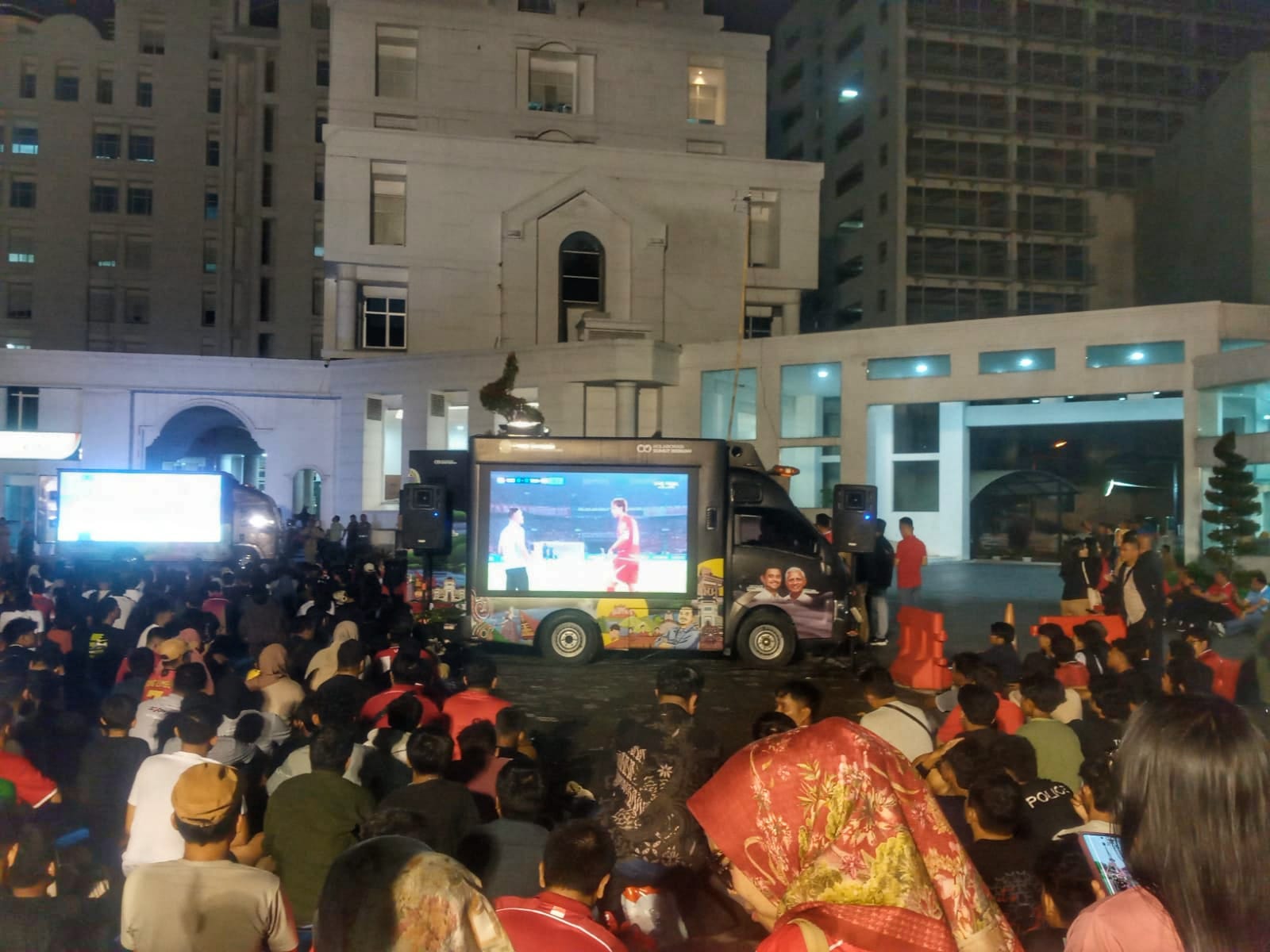 Indonesia Juara FIFA ASEAN Cup 2026, Ribuan Warga Nobar di Kantor Gubsu 1 Juara