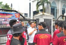 Kepala Humas DPRD Sumut Terima Pernyataan Sikap Massa HIMAPSI dan SALING DPRD